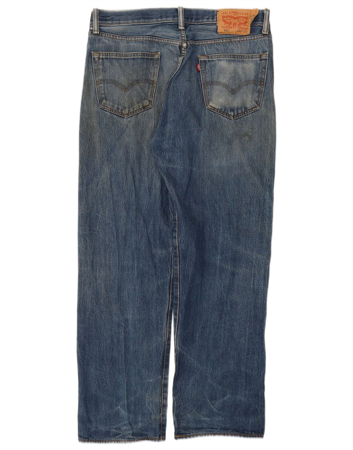 Levi's Jean Droit 501 Homme Bleu W36 L29 Coton