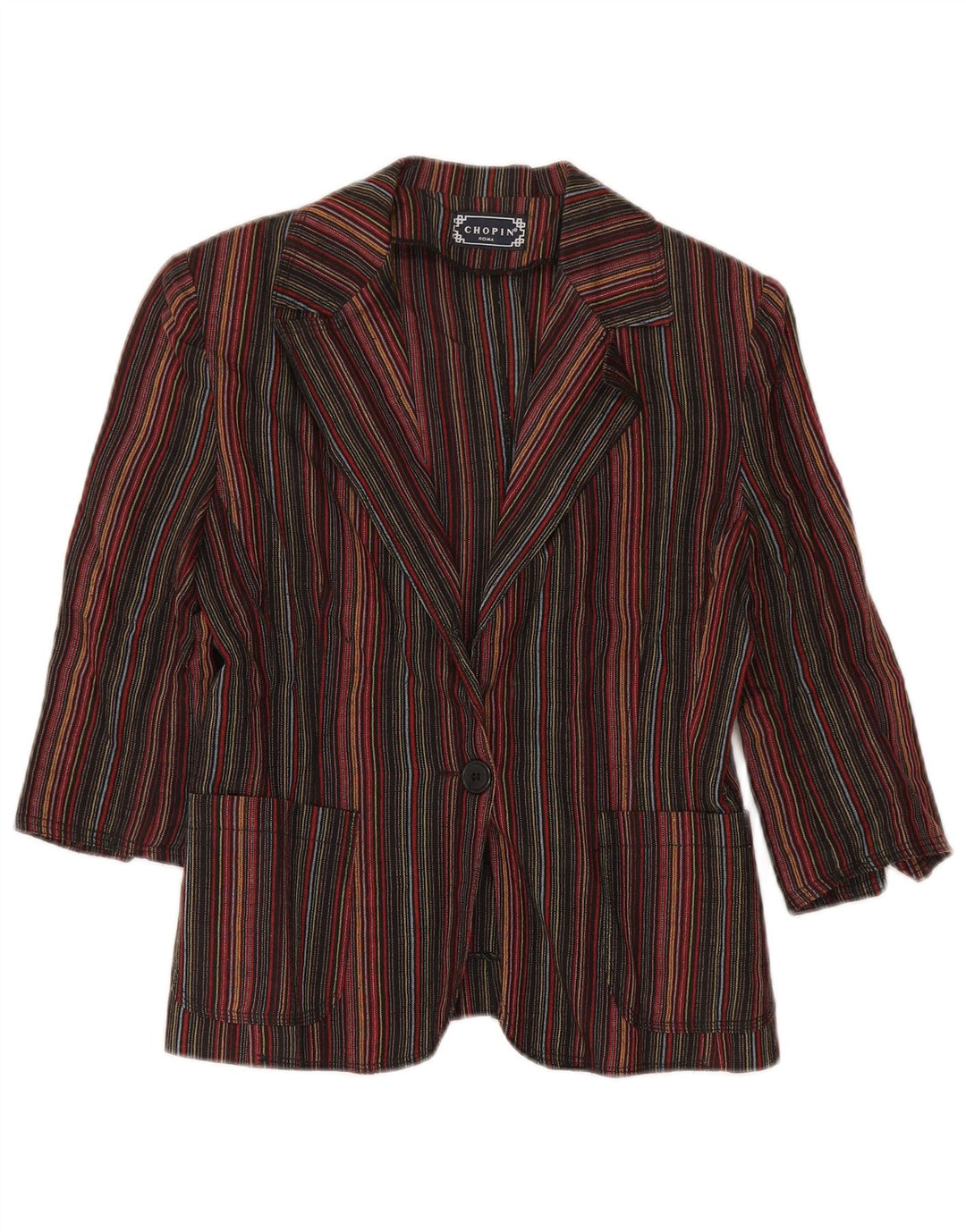 Chopin Roma Veste blazer à manches 3/4 pour femme IT 44 Medium Multicolore