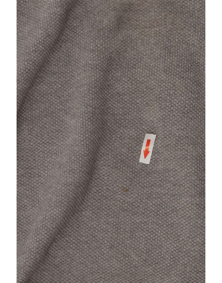 Gant Pull à col rond pour homme 3XL Gris Coton