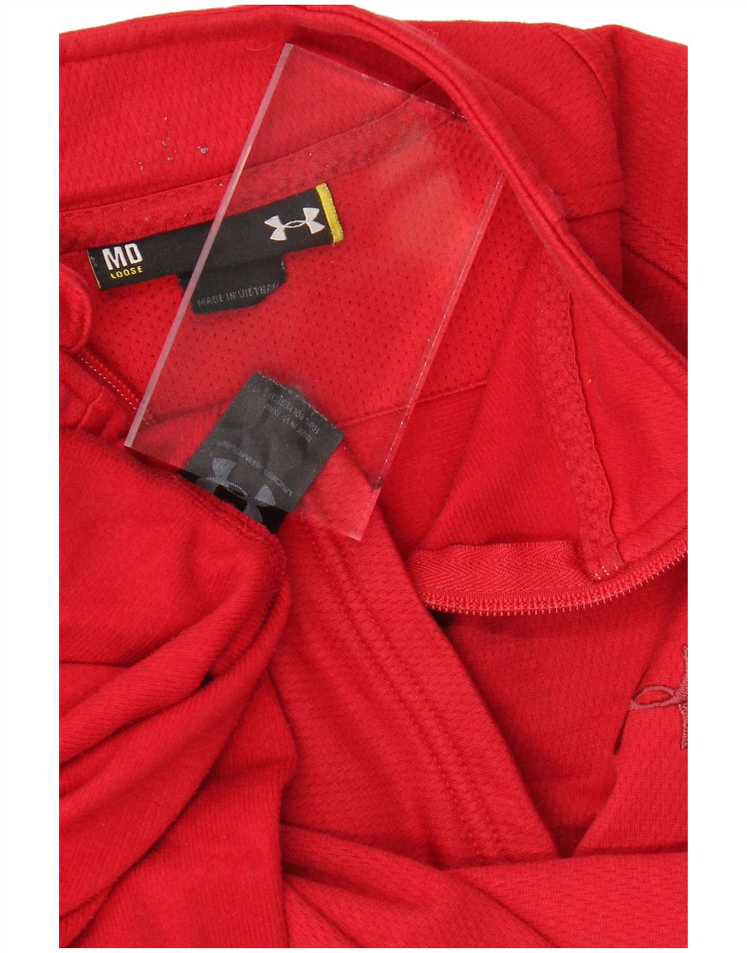 UNDER ARMOUR Veste de survêtement coupe ample pour femme UK 14 Rouge moyen