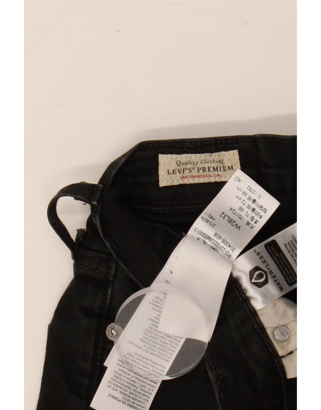 Levi's Jean Skinny Femme W28 L32 Coton Noir
