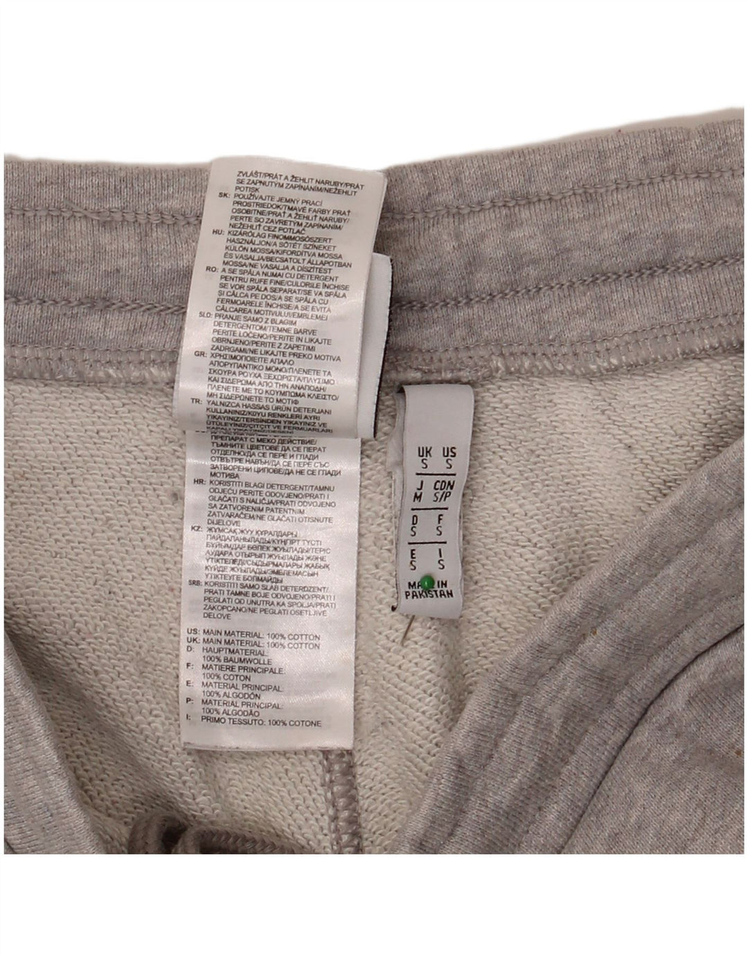 ADIDAS Short de sport homme petit gris coton