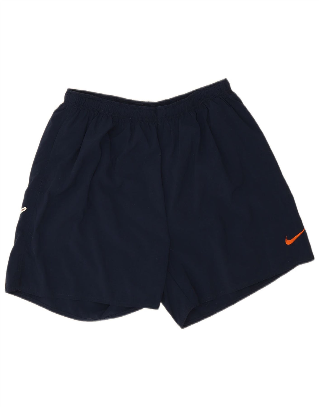 Nike Short de sport graphique pour homme en nylon bleu marine Taille L