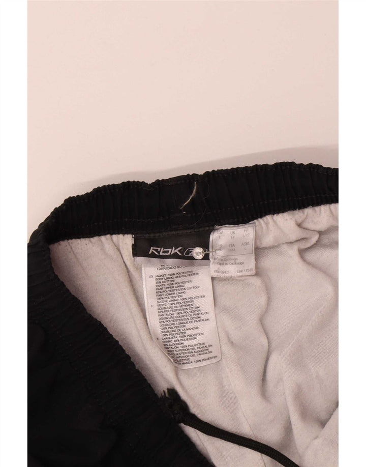 Reebok Pantalon de survêtement pour homme Large Noir Polyester