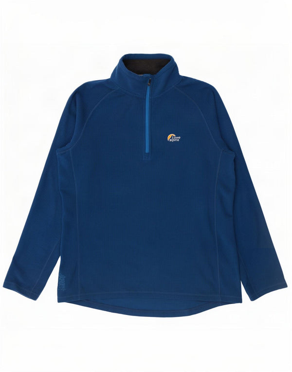 Lowe Alpine Pull polaire à col zippé pour homme Large Bleu marine Polyester