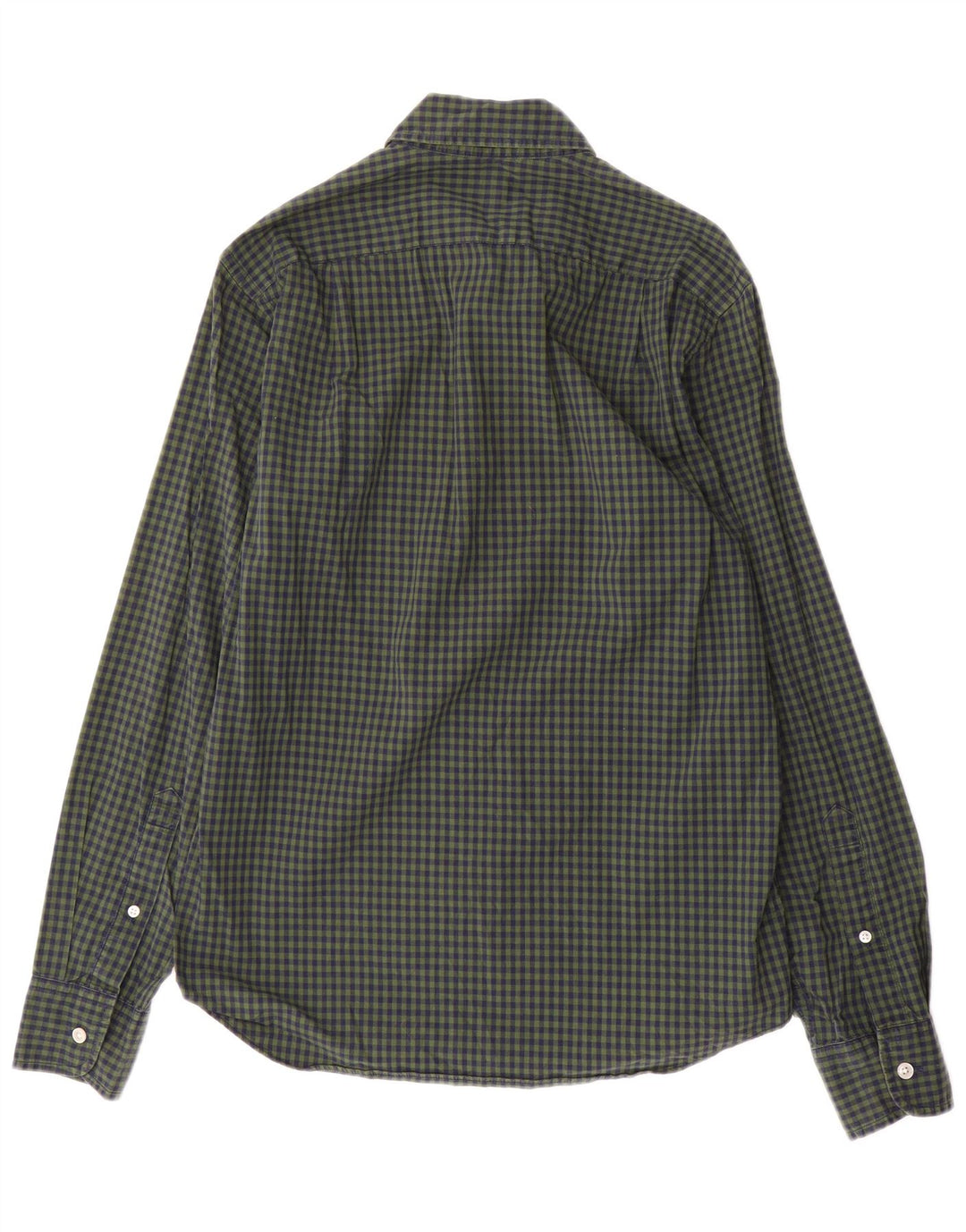 J. CREW Chemise Slim Homme Petit Carreau Vert Coton