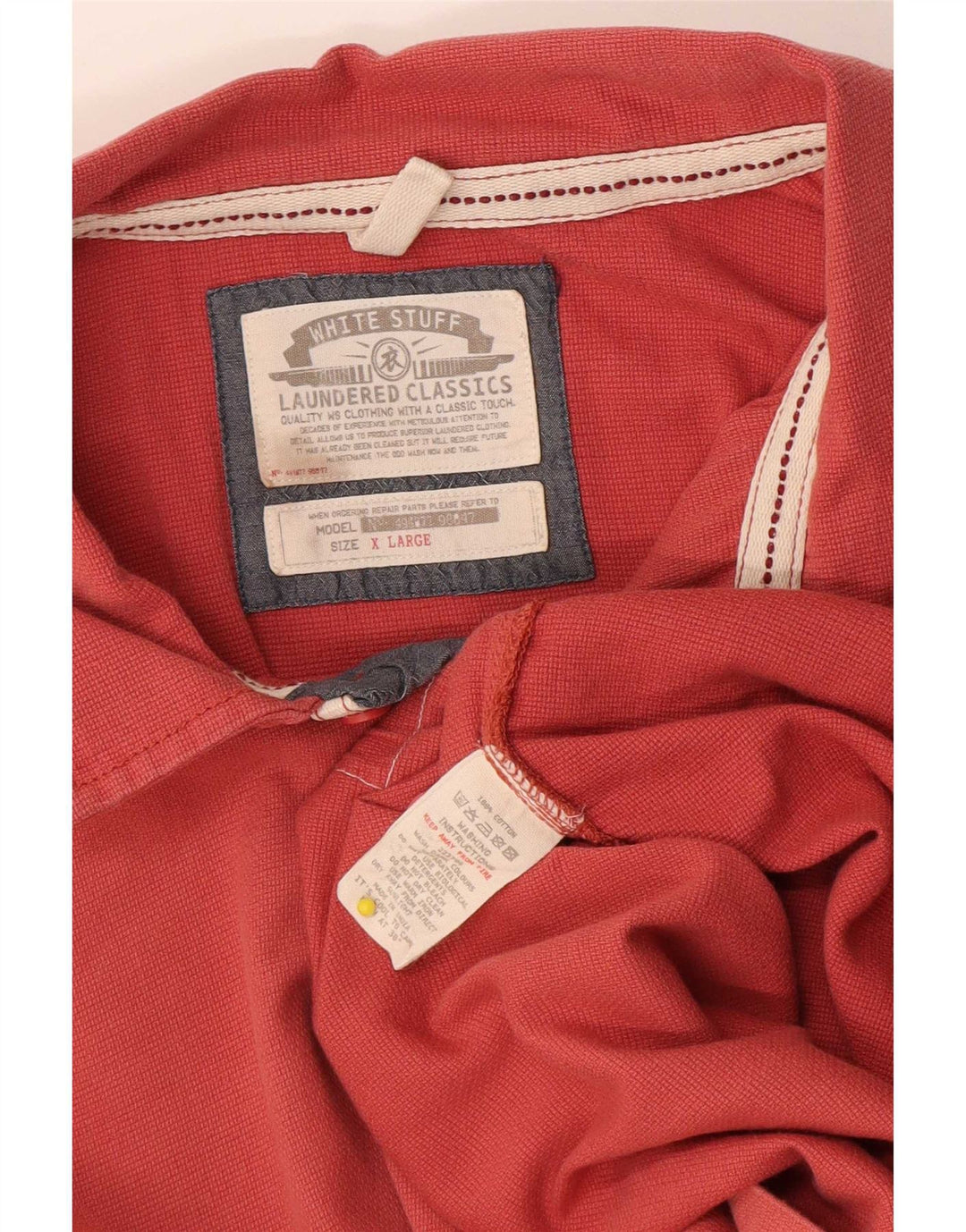 Polo Homme White Stuff XL Rouge Coton