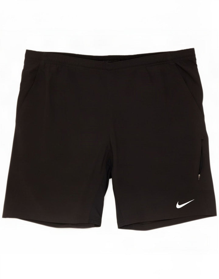 Nike Short de sport Dri Fit pour homme XL Noir Polyester