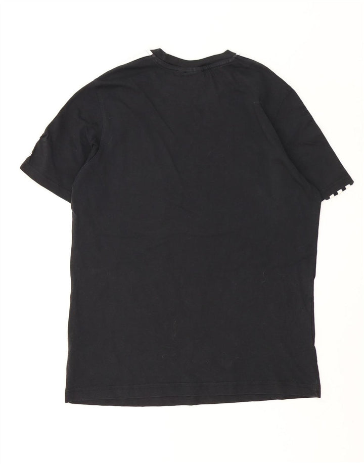 Adidas T-shirt graphique pour homme en coton noir moyen