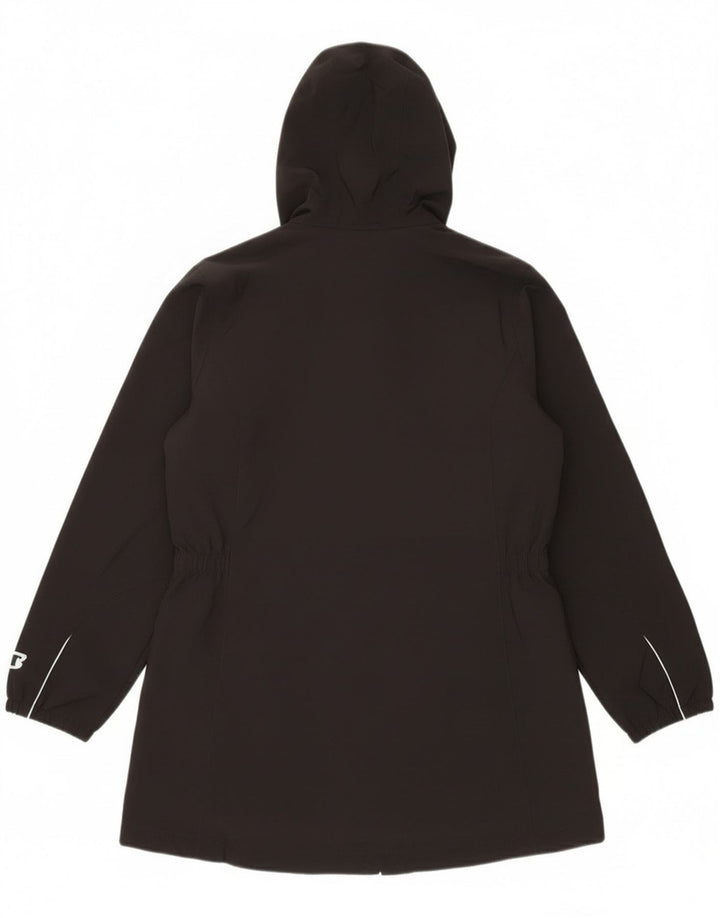 New Balance Imperméable à capuche pour femme UK 14 Medium Noir Polyester