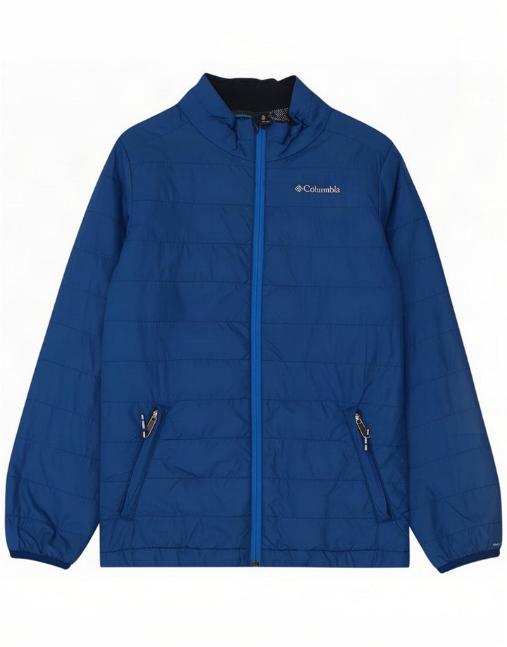 Columbia Veste matelassée pour femme UK 14 Large Bleu Nylon