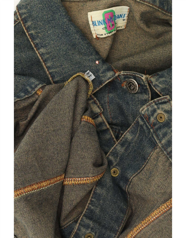 Blink Veste en Jean Femme IT 44 Bleu Moyen