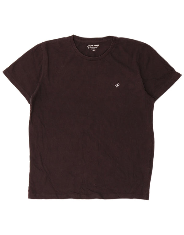Jack & Jones T-Shirt Homme Noir Moyen Coton