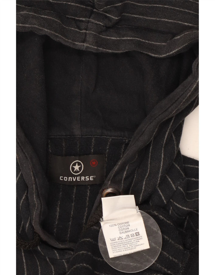 CONVERSE Pull à Capuche Chuck Taylor Graphic Homme Noir Rayé