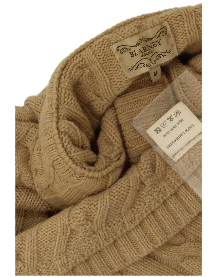 Blarney Poncho Jumper pour femme UK 44 en laine d'agneau beige moyen