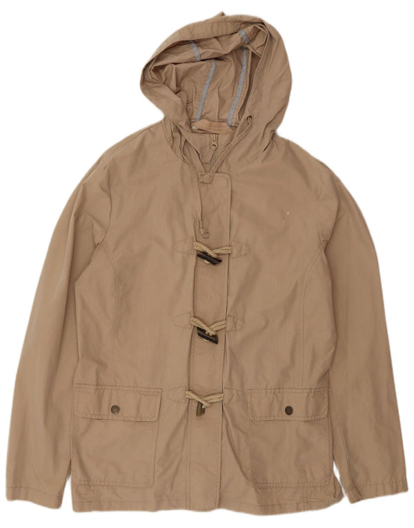 Fat Face Veste utilitaire à capuche pour femme UK 14 Grand coton beige