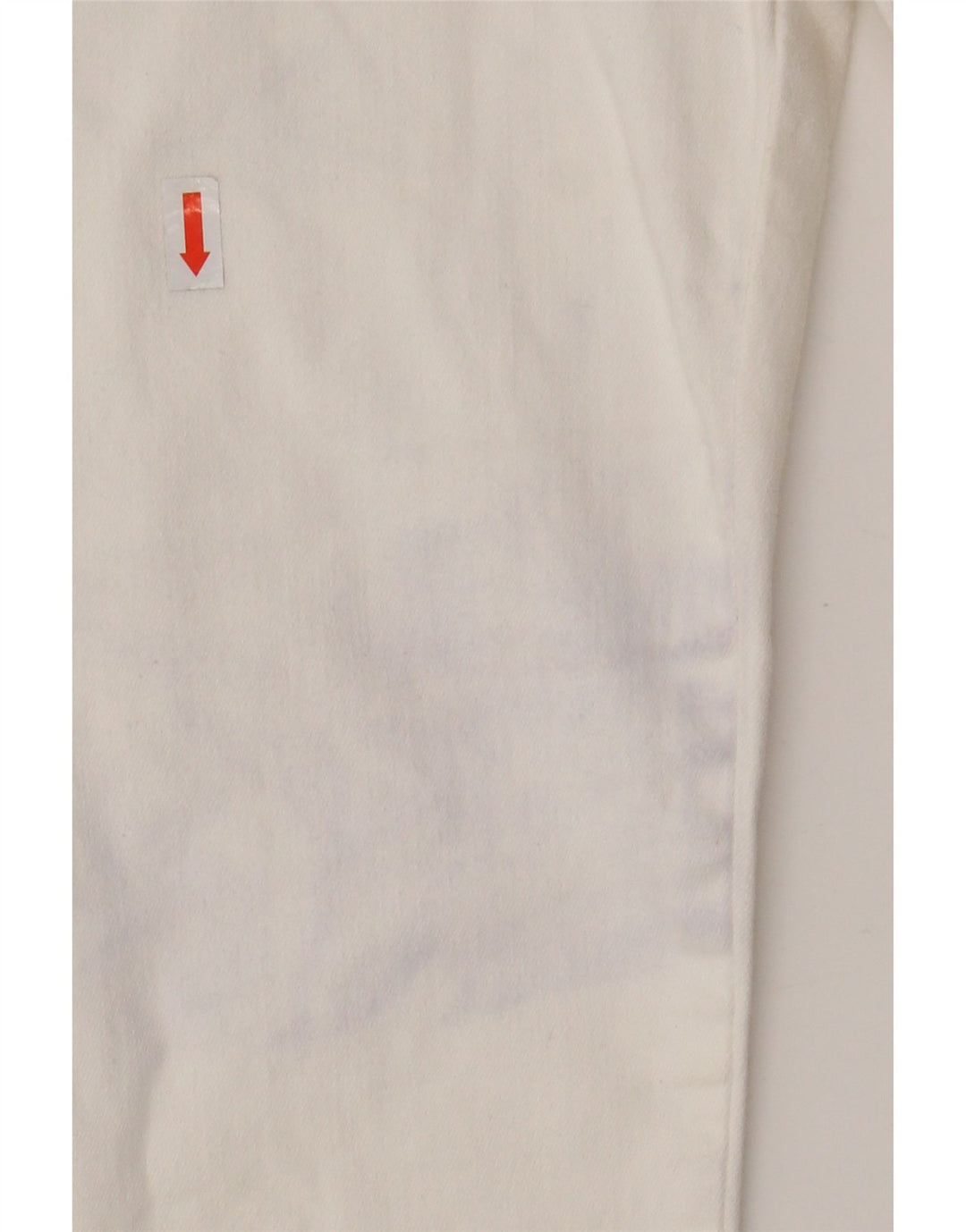 MOSCHINO Jean Skinny Graphique Femme W26 L26 Blanc