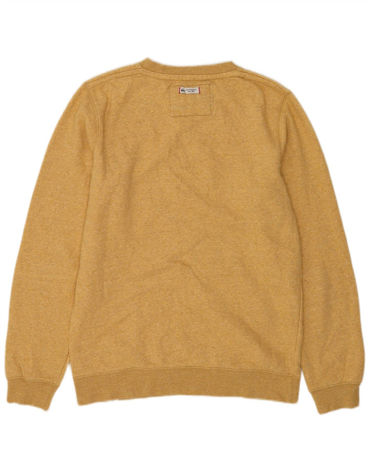 Quiksilver Sweat-shirt pour homme en coton jaune Small