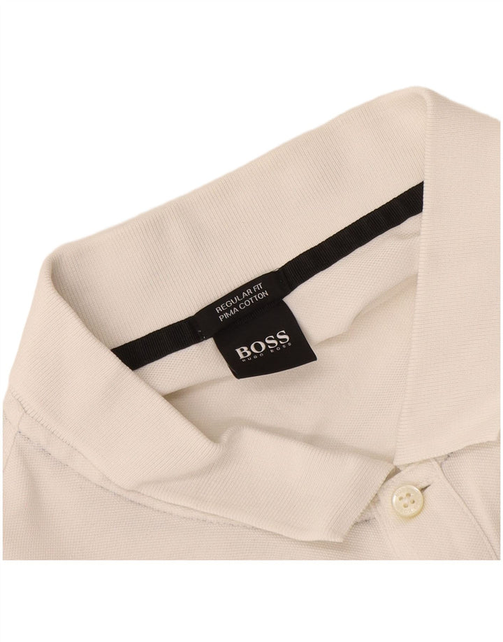 Hugo Boss Polo Regular Fit Homme Blanc XL