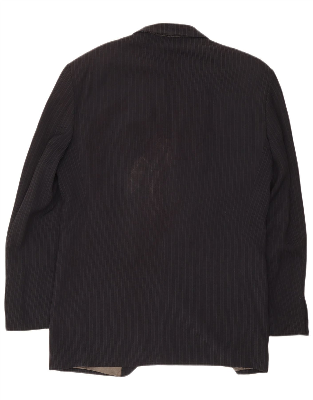 Kenzo Veste Blazer 3 Boutons Homme IT 50 Large Bleu Marine Rayé Acétate