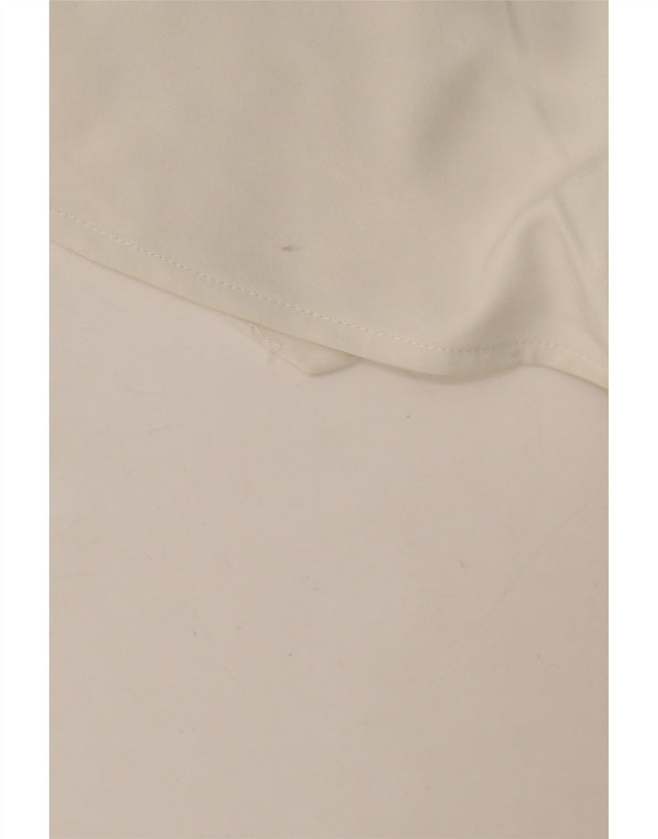 ZARA Femme Jupe-short UK 12 Medium Blanc