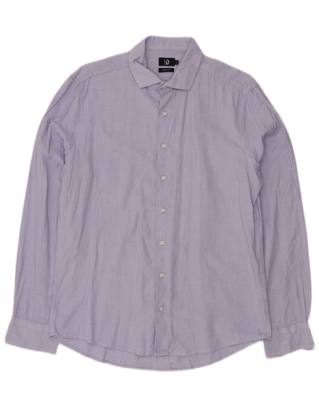 Dack's Chemise Slim Fit Homme Grand Bleu Argyle/Diamant Coton