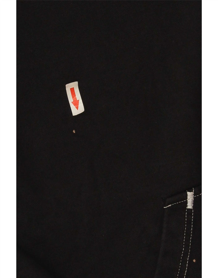 Nike Pull à capuche surdimensionné pour homme Petit coton noir