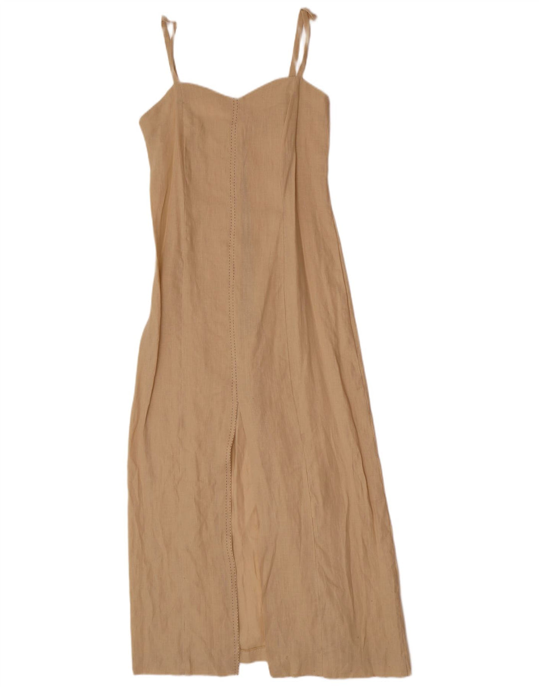Planet Robe Slip Femme UK 12 Lin Beige Moyen