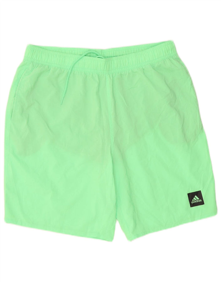 Adidas Short de bain homme grand vert polyester