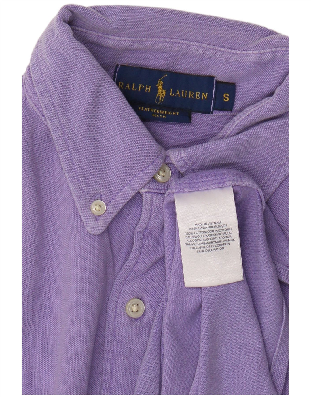 Ralph Lauren Chemise Homme Petit Violet Coton