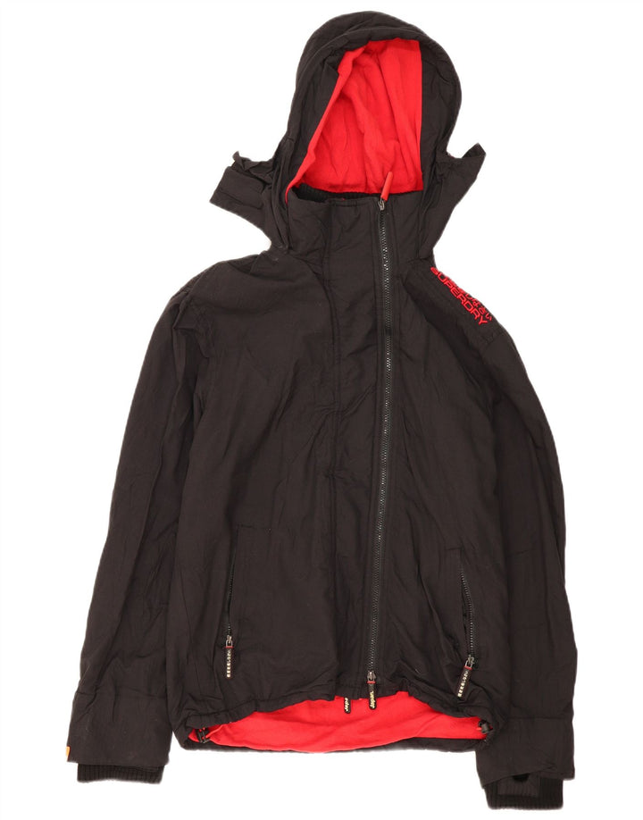 Superdry Veste coupe-vent graphique Windcheater pour homme UK 38 Medium Noir