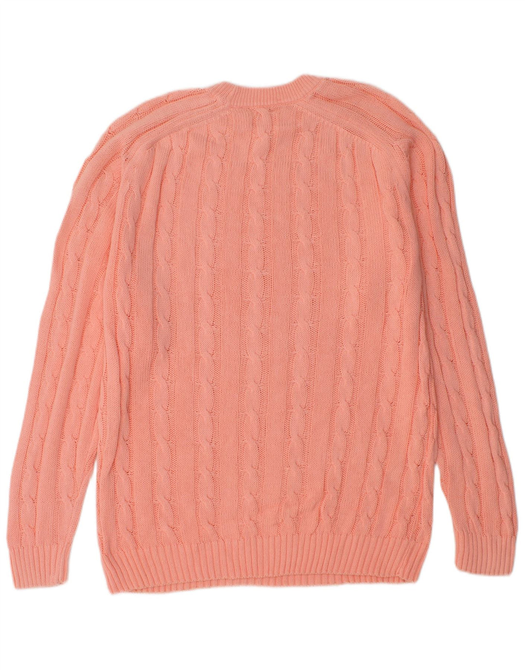 vintage Mens Crew Neck Jumper Pull Grand Rose