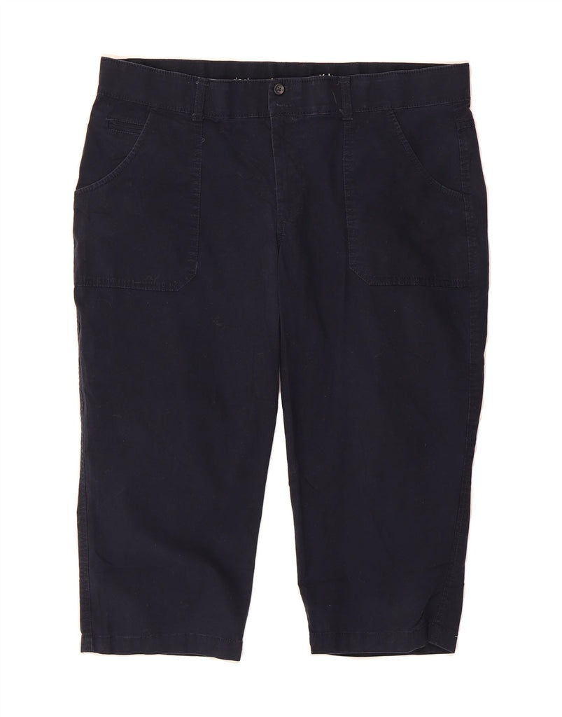 DOCKERS Womens Khakis Straight Capri Trousers W39 L19 Navy Blue Vintage Dockers and Second-Hand Dockers from Messina Hembry 