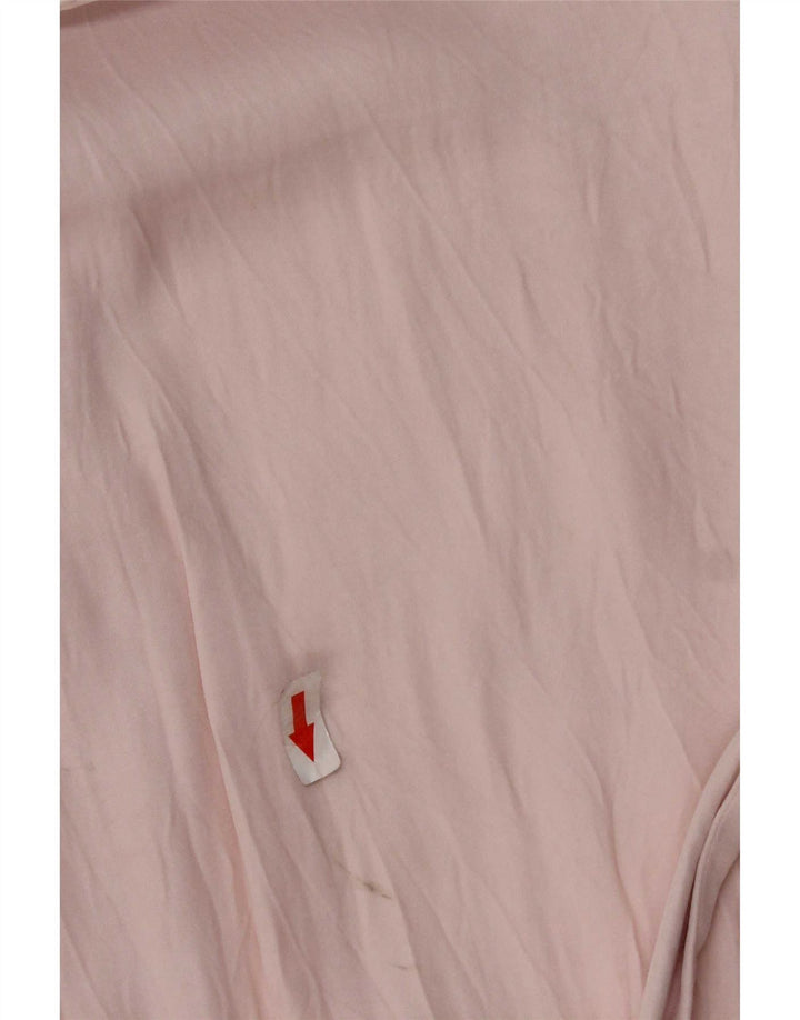 Robe portefeuille Zara Femme UK 10 Petite Viscose Rose