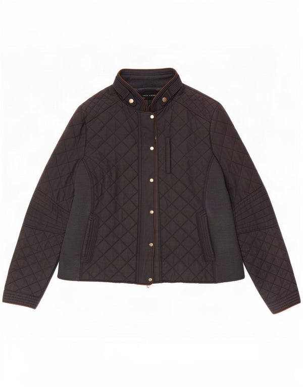 Zara Veste matelassée pour femme UK 18 XL Bleu marine