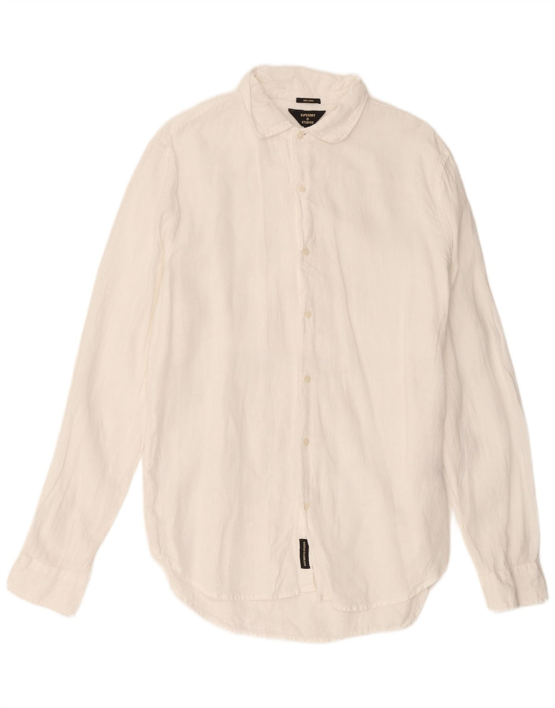 Superdry Chemise Homme XL Lin Blanc