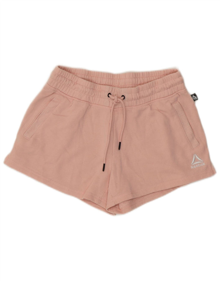 Reebok Short de sport pour femme UK 10 Small Rose Coton