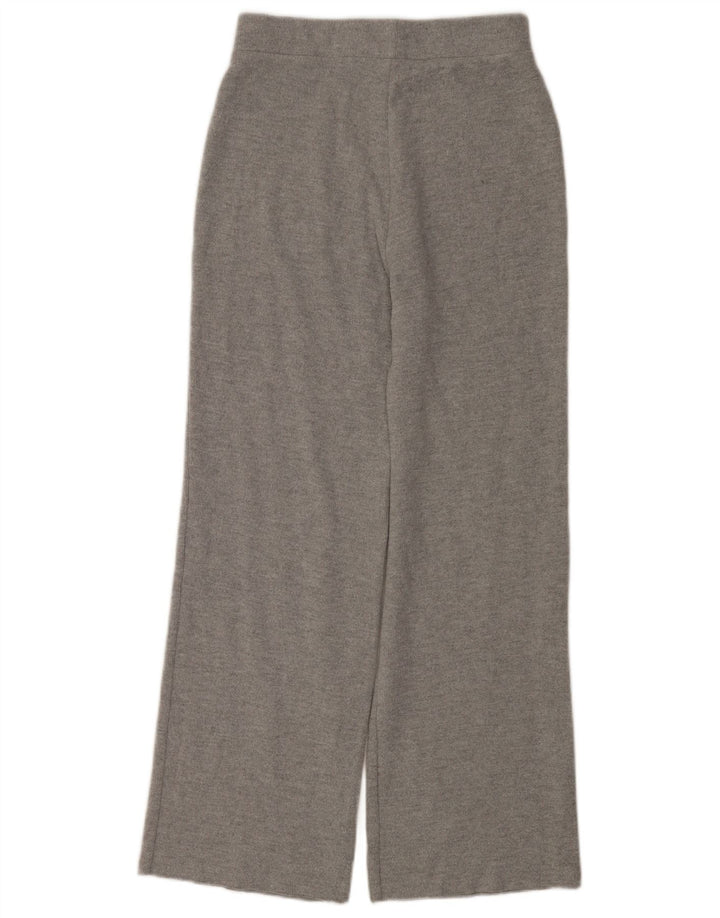 Zara Pantalon de survêtement pour femme UK 10 Small Gris Polyester