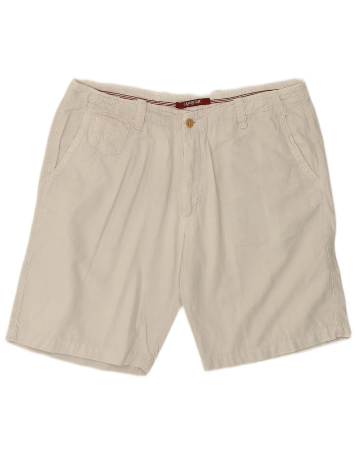 Carrera Short Chino Homme IT 54 2XL W38 Blanc Coton