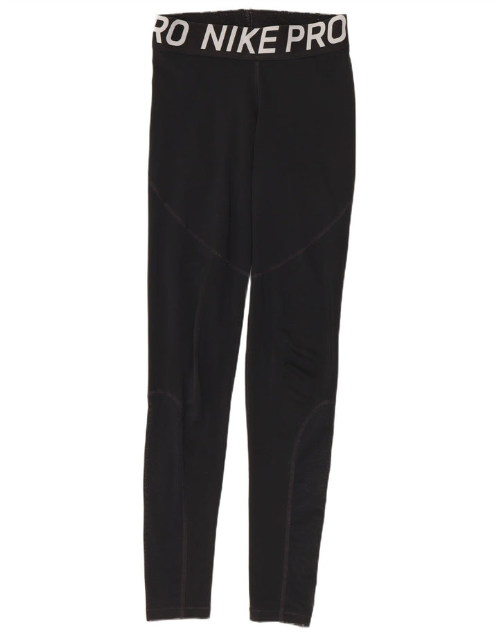 Nike Legging graphique pour femme UK 8 Small Noir Polyester