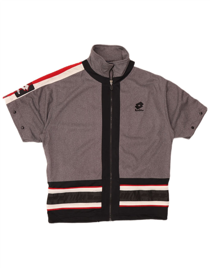 Lotto Veste de Survêtement Graphique Homme Gris Moyen Colourblock