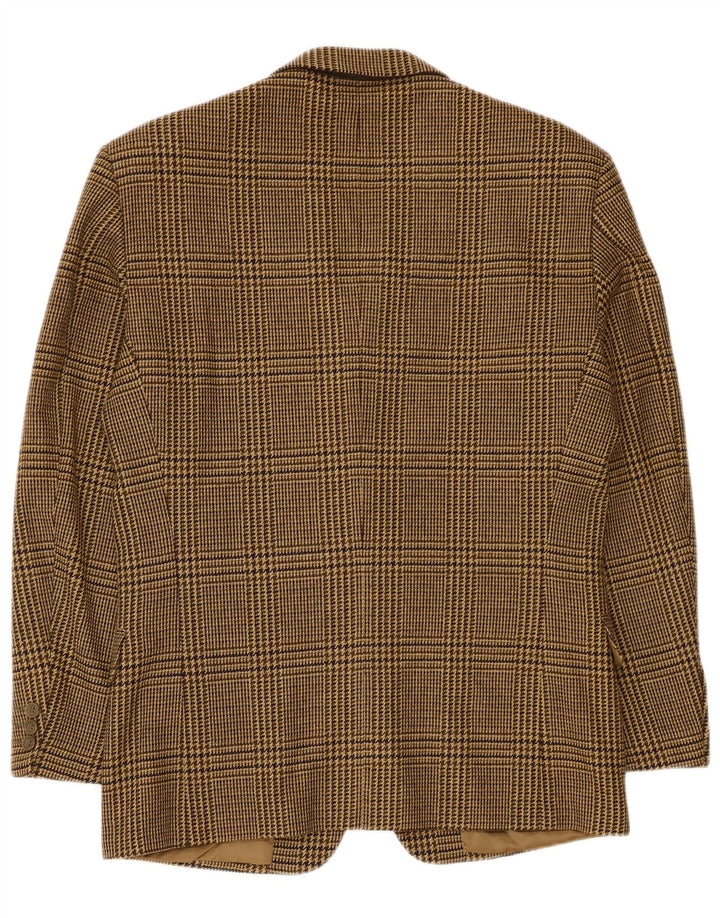 Profilo Veste Blazer 2 Boutons Homme IT 48 Pied-de-Poule Marron Moyen