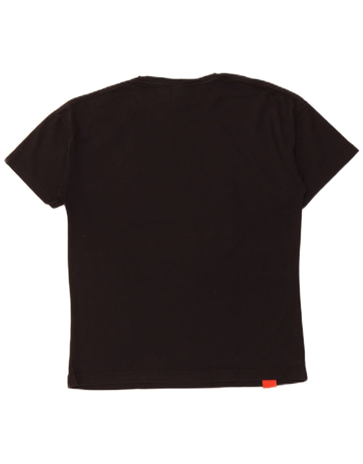 ZARA Mens Graphic T-Shirt Top Small Noir Colorblock