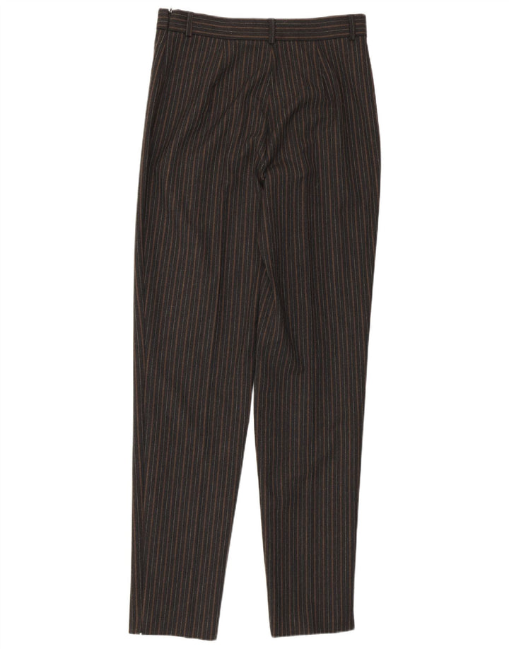 LES COPAINS Pantalon décontracté taille haute pour femme IT 46 Large W30 L33 Noir