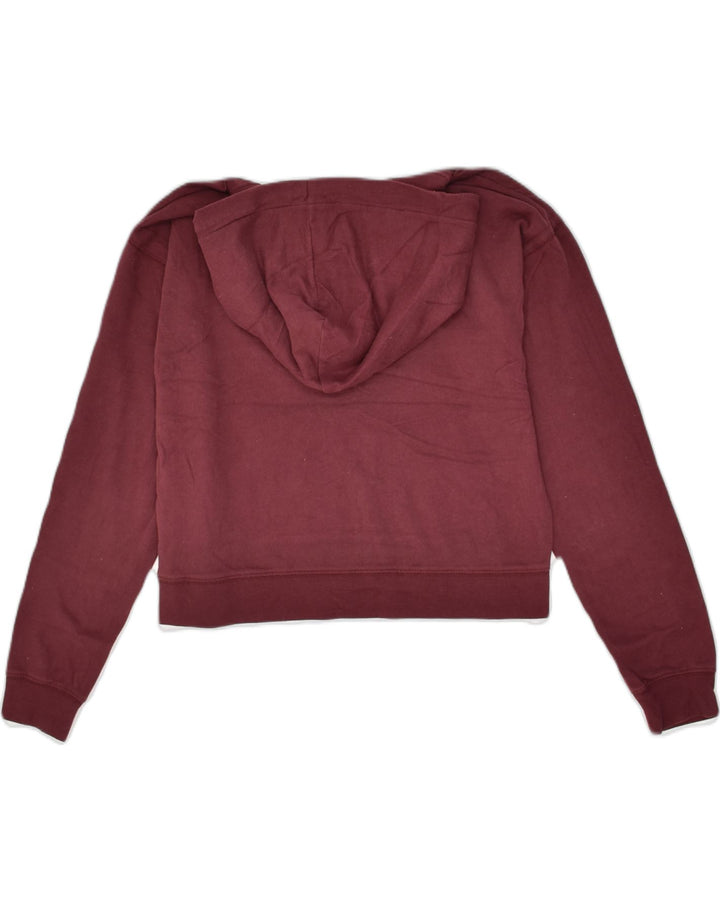 JACK WILLS Womens Hoodie Jumper UK 6 XS Maroon Cotton | Vintage Jack Wills | Thrift | Second-Hand Jack Wills | Used Clothing | Messina Hembry 