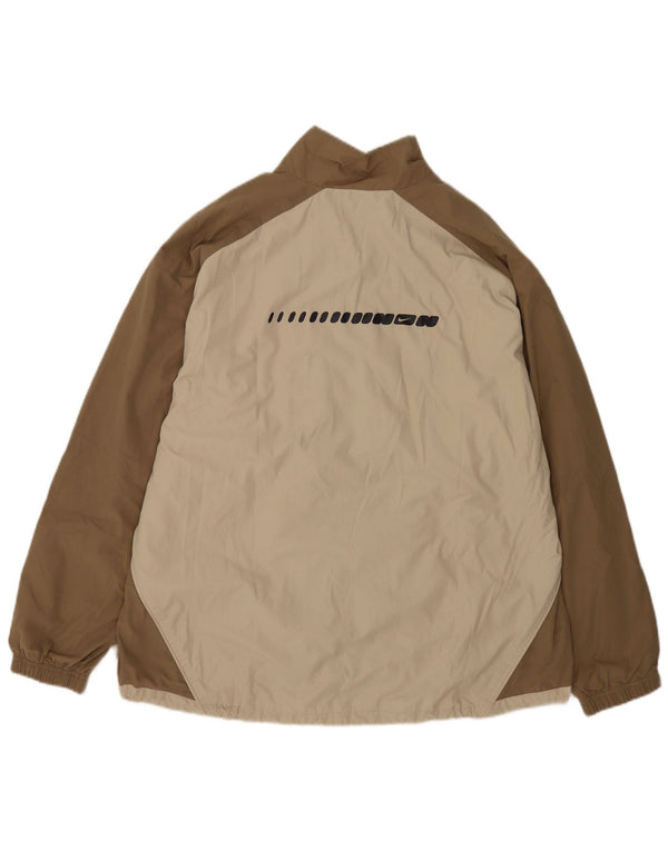 Nike Veste de survêtement graphique pour homme UK 45/47 XL Beige Colourblock