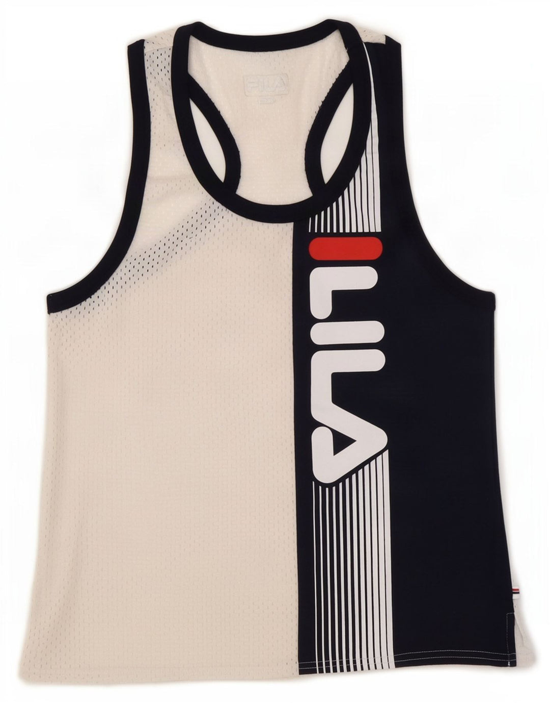 Fila Débardeur Graphic Homme Petit Blanc Polyester Colorblock