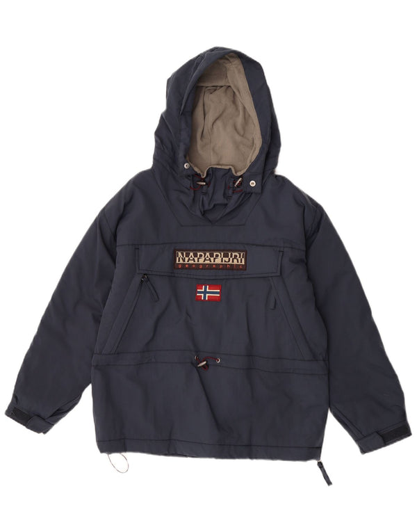 Napapijri Veste anorak matelassée à capuche surdimensionnée pour garçon 11-12 ans Bleu marine