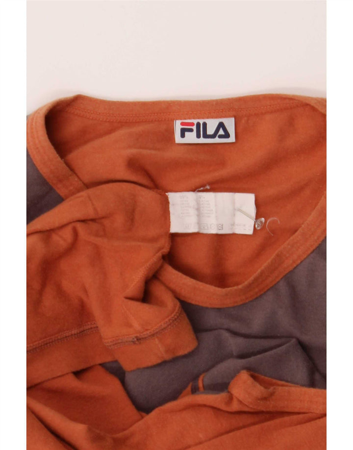 Fila Débardeur Homme Petit Marron Colourblock Coton
