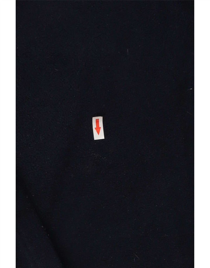 Kappa Pull Polaire Col Zippé Homme Bleu Marine Moyen Polyester